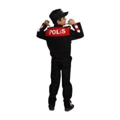 Unisex Çocuk Polis Kıyafeti (Şapka, Gömlek, Pantolon Takımı) Toplum Polisi - 6 - Toplum Polisi