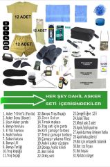 Single Sword 64 Parça Acemi Bedelli Asker Seti 12 Li Set