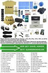 Single Sword 51 Parça Acemi Bedelli Asker Seti 6 Lı Set