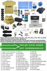 Single Sword 60 Parça Acemi Bedelli Asker Seti 9 Lu Set