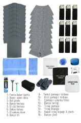 Single Sword 40 Parça Ekonomik Temel Acemi Bedelli Havacı Asker Seti 9 Lu