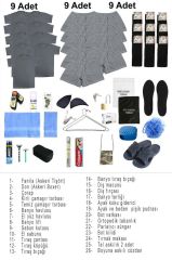 Single Sword 50 Parça Temel Acemi Bedelli Havacı Asker Seti 9 lu