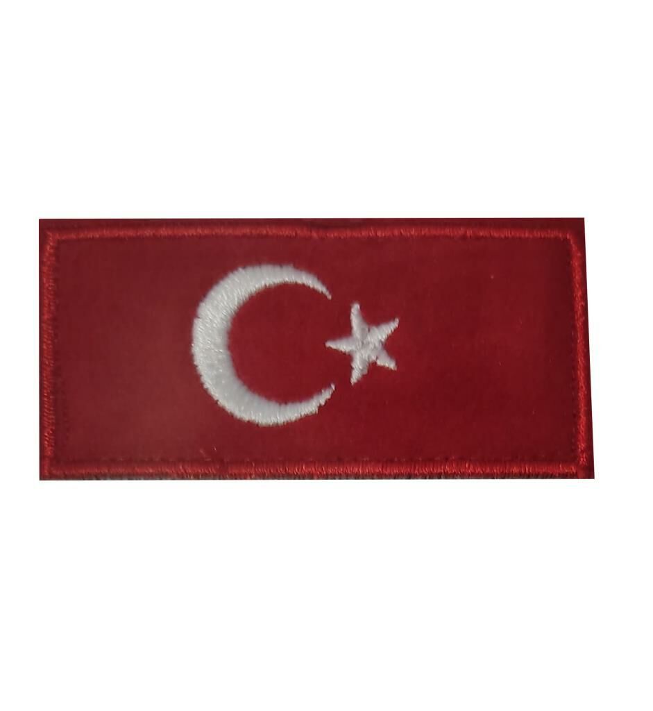 Single Sword Nakış Bayrak Patch - Peç 7 Cm X 3,5Cm JAN
