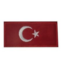 Single Sword Nakış Bayrak Patch - Peç 7 Cm X 3,5Cm JAN