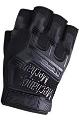 Mechanix Yarım Parmak Eldiven- Taktik Destekli Mexhanix Kadın Erken unisex Eldiven L - SİYAH