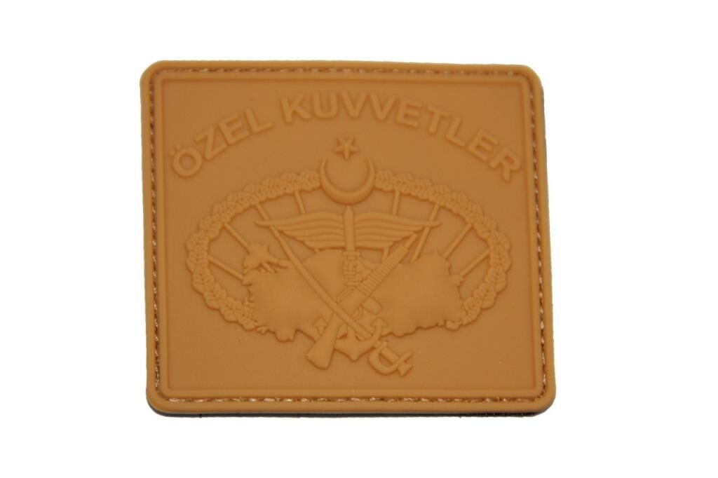 Single Sword Özel Kuvvetler Plastik Patch - Peç BEJ