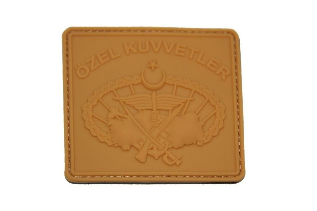 Single Sword Özel Kuvvetler Plastik Patch - Peç BEJ