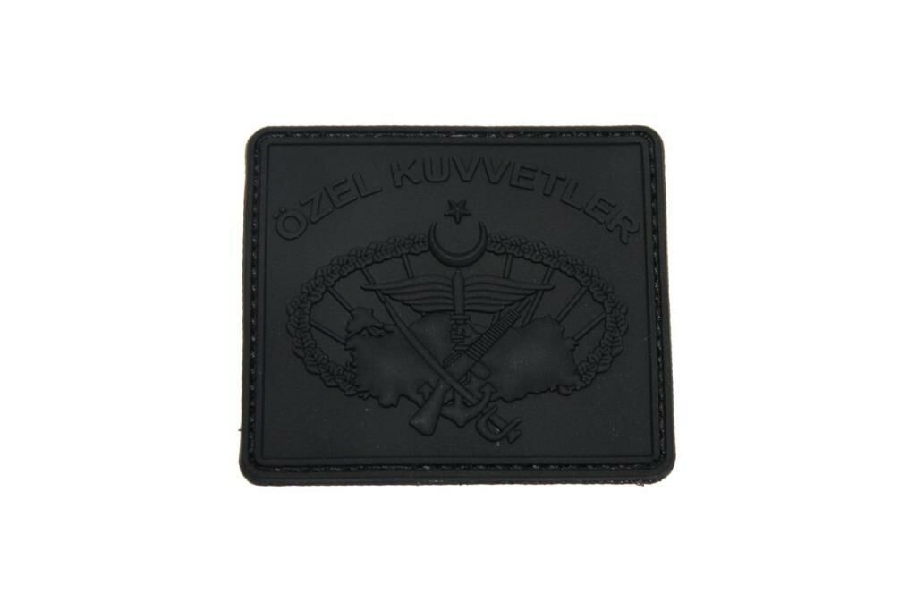 Single Sword Özel Kuvvetler Plastik Patch - Peç SİYAH