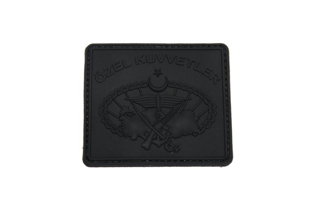 Single Sword Özel Kuvvetler Plastik Patch - Peç SİYAH