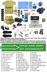 Single Sword 87 Parça Acemi Bedelli Asker Seti 18 Li Set