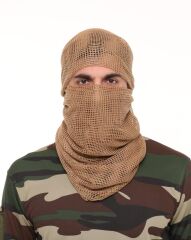 Single Sword Puşi,Kadın&Erkek Fular,Askeri Şal,Gizlenme Ağı 90X180 cm BEJ