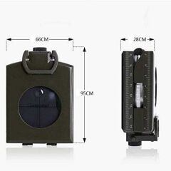 Çok Fonksiyonlu Su geçirmez Outdoor Askeri Pusula navigasyon