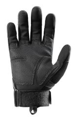 Single Sword Eklem Koruyucu Tam Parmak Motorcu Ve Bisiklet Eldiveni SİYAH - XL