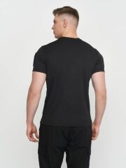 Single Sword SS Yakasıız Kısa Kol Tişört – LACOS Kumaş SİYAH - 2XL