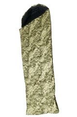 Single Sword Su Geçirmez Kamp&Çadır&Askeri Yazlık&Kışlık Çift Fermuarlı Uyku Tulumu +Taşıma Çantalı, 220x80 cm PİKSEL