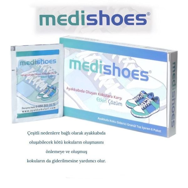 medishoes Ayak Ayakkabı Koku Giderici Granül Toz - Kutu