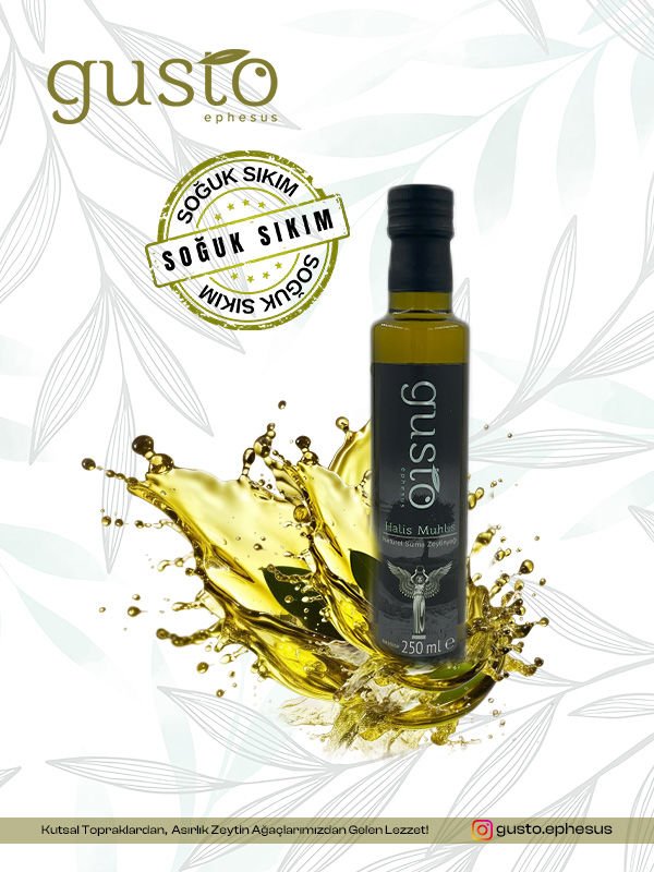 Gusto Soğuk Sıkım Natural Sızma Zeytinyağı 250ml