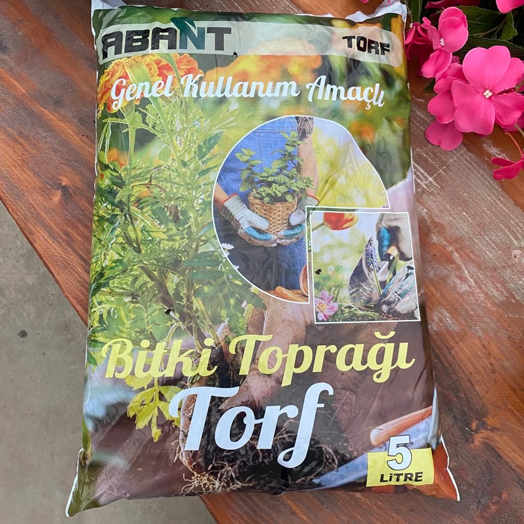 ABANT TORF Çiçek Fide Fidan Toprağı 5 LT