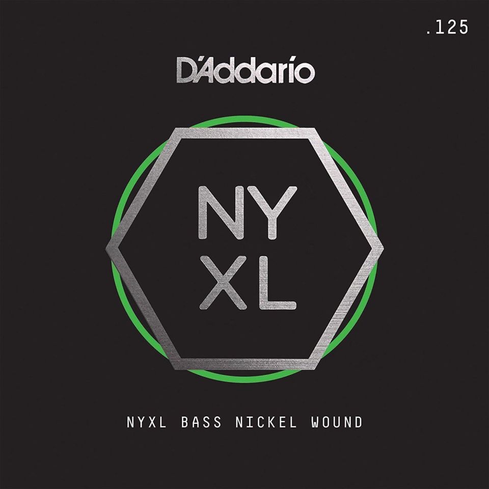 DADDARIO NYXLB125 BASS TEK TEL, NYXL SERİSİ, NİKEL SARIM, 0.125