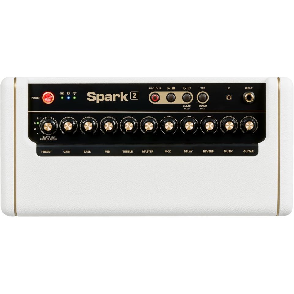 Positive Grid Spark 2 50-Watt Akıllı Gitar Amfisi (Pearl)