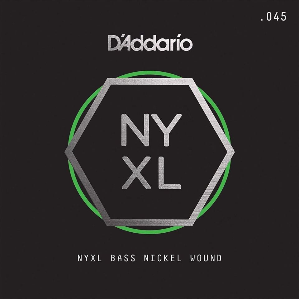 DADDARIO NYXLB045 BASS TEK TEL, NYXL SERİSİ, NİKEL SARIM, 0.045
