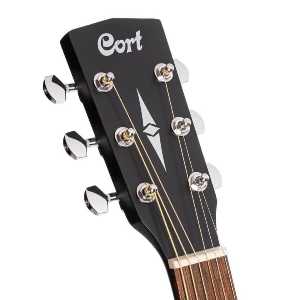 CORT EARTH60M OPTB AKUSTİK GİTAR, OPEN PORE TRANS BLACK BURST