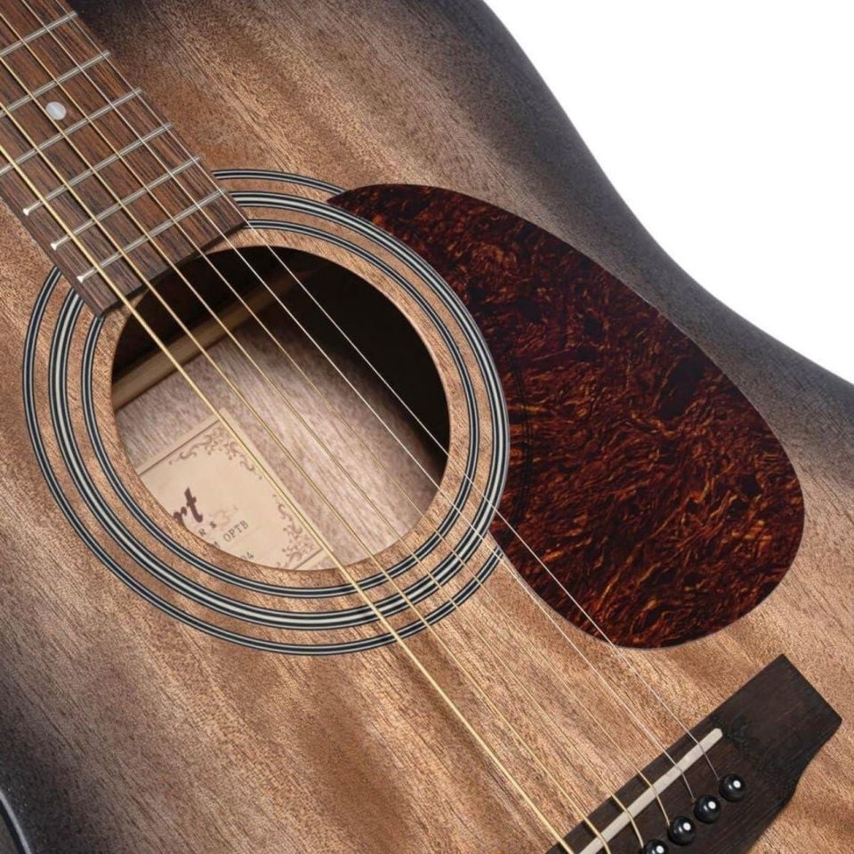 CORT EARTH60M OPTB AKUSTİK GİTAR, OPEN PORE TRANS BLACK BURST
