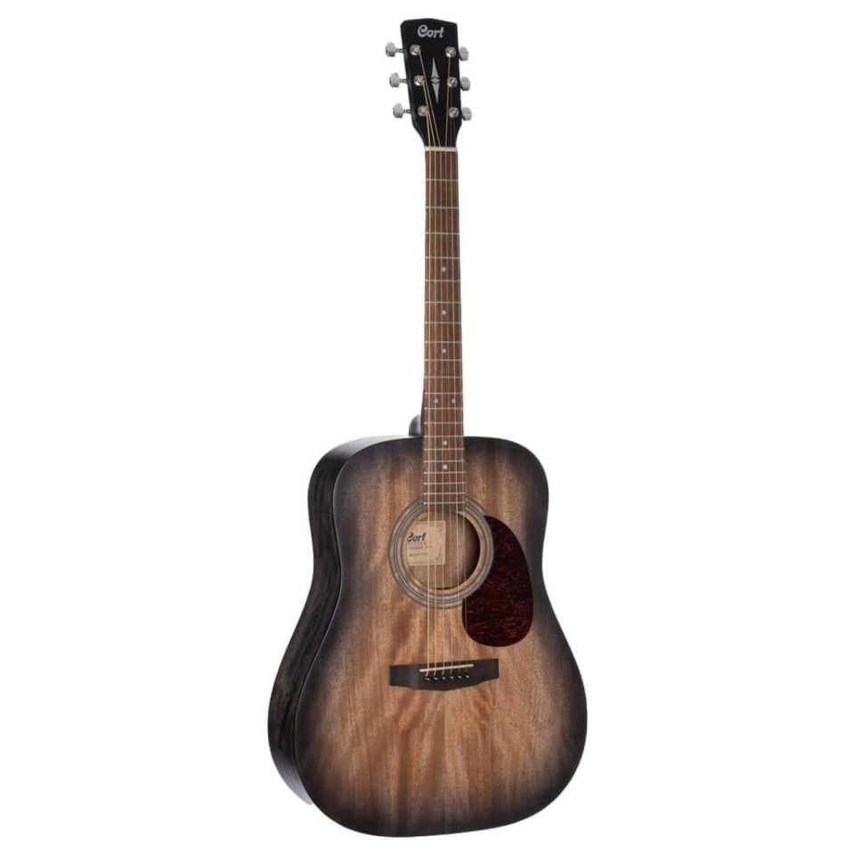 CORT EARTH60M OPTB AKUSTİK GİTAR, OPEN PORE TRANS BLACK BURST