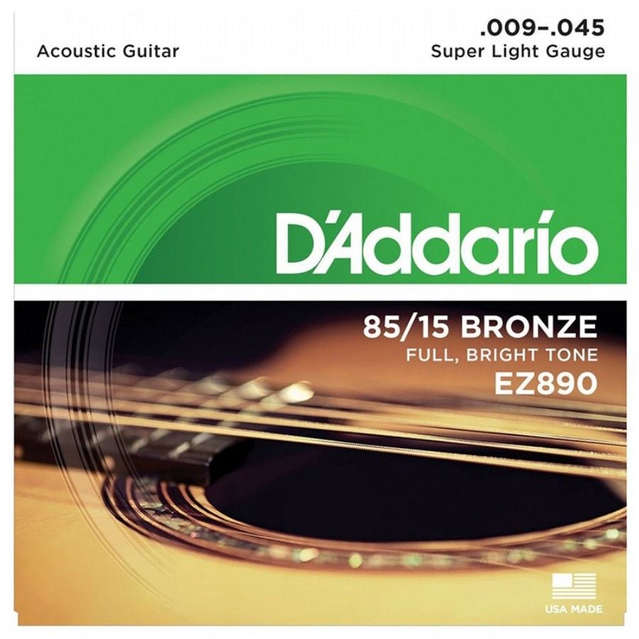 Daddario Akustik Gitar Tel Seti - EZ890 (85/15 Bronze)