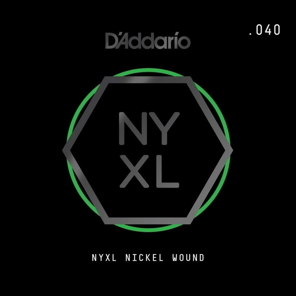 DADDARIO NYNW040 ELEKTRO VE AKUSTİK TEK TEL, NYXL SERİSİ, 0.040