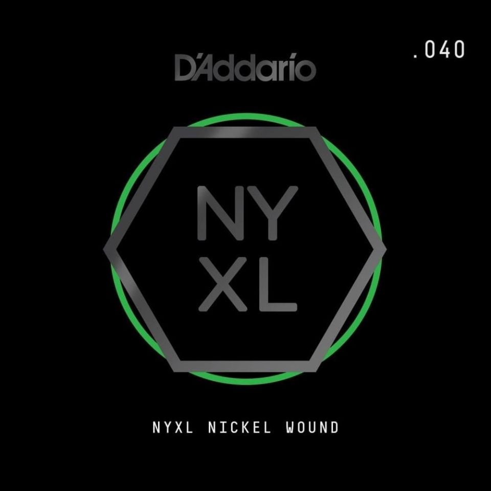 DADDARIO NYNW040 ELEKTRO VE AKUSTİK TEK TEL, NYXL SERİSİ, 0.040