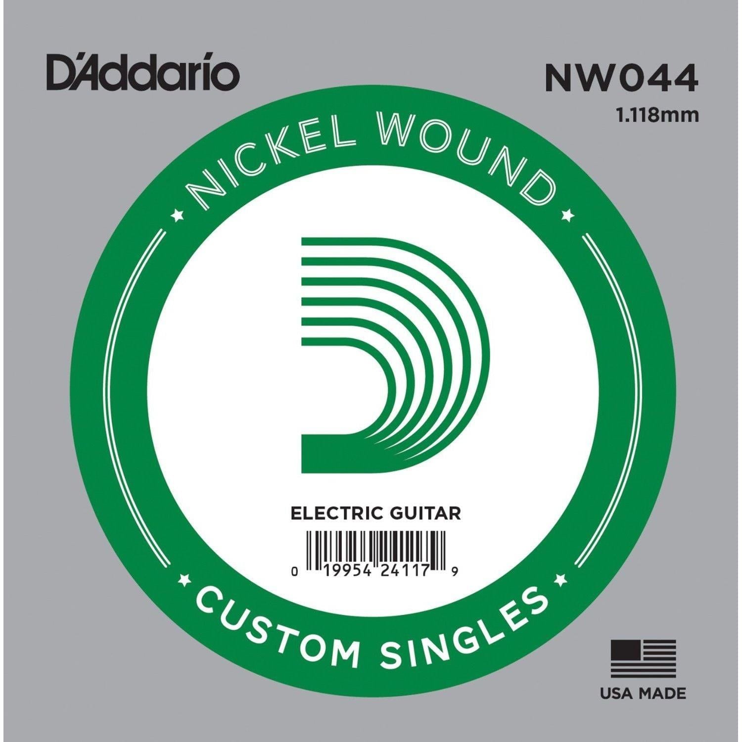 DADDARIO NW044 ELEKTRO VE AKUSTİK TEK TEL, (KALIN Mİ), 0.044