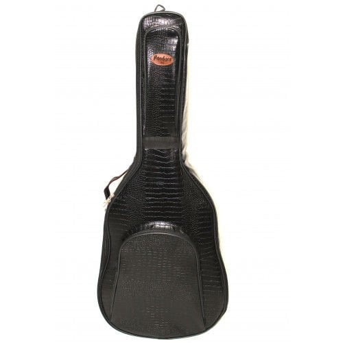 Klasik Gitar Kılıf Profesyonel Siyah Crocco Deri