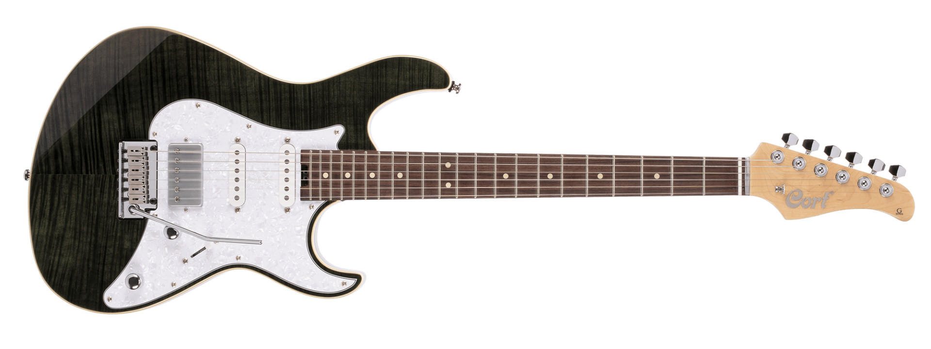 CORT G280 SELECT TBK ELEKTRO GİTAR, TRANSPARAN SİYAH, (S-S-H)