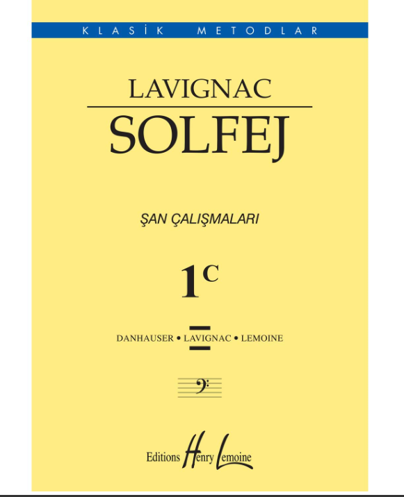 Lavignac Solfej Şan Çalışmaları 1C Küçük Boy