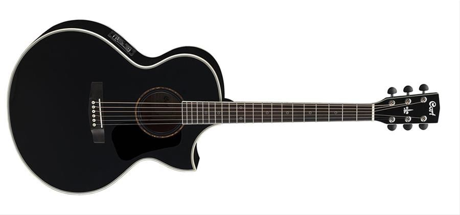 CORT NDX20BK ELEKTRO AKUSTİK GİTAR, SİYAH, FISHMAN EQ