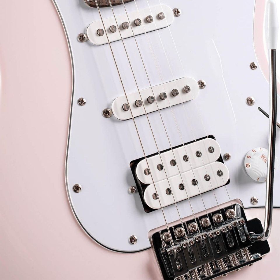 CORT G200PPK ELEKTRO GİTAR, PASTEL PEMBE, POWER SOUND (H-S-S)