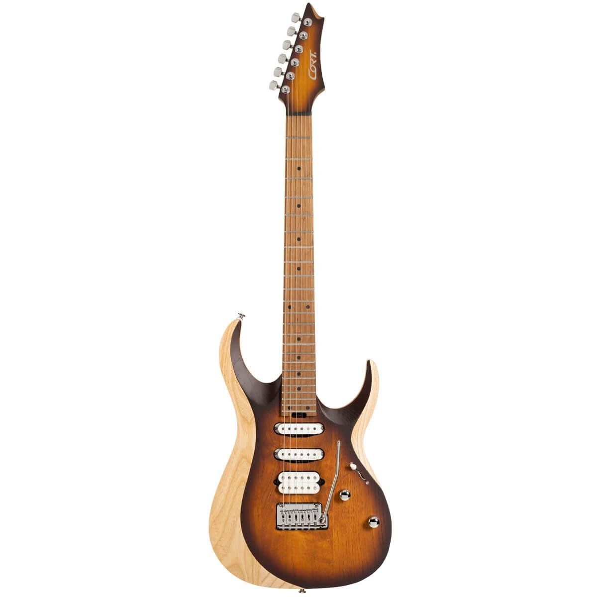 CORT X700 TRIALITY OPVB ELEKTRO GİTAR, OPEN PORE VINTAGE BURST, ÇANTALI