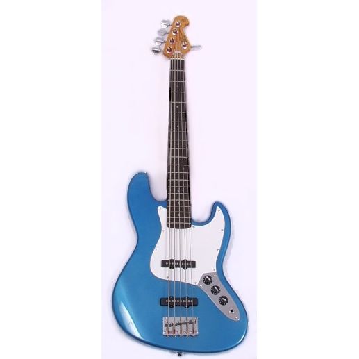 SX SJB62 /5/LPB 5 Telli Bas Gitar (Lake Pacific Blue)