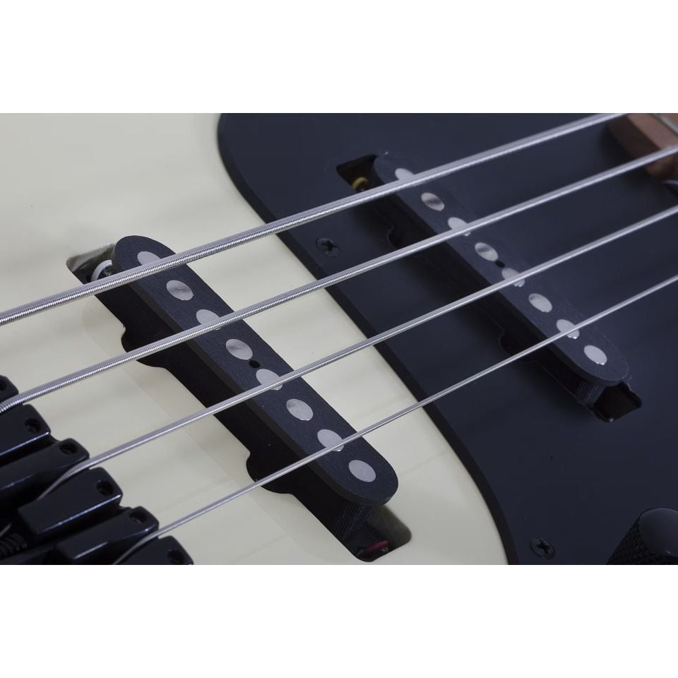 Schecter J-4 Sixx Bas Gitar (Worn Ivory)