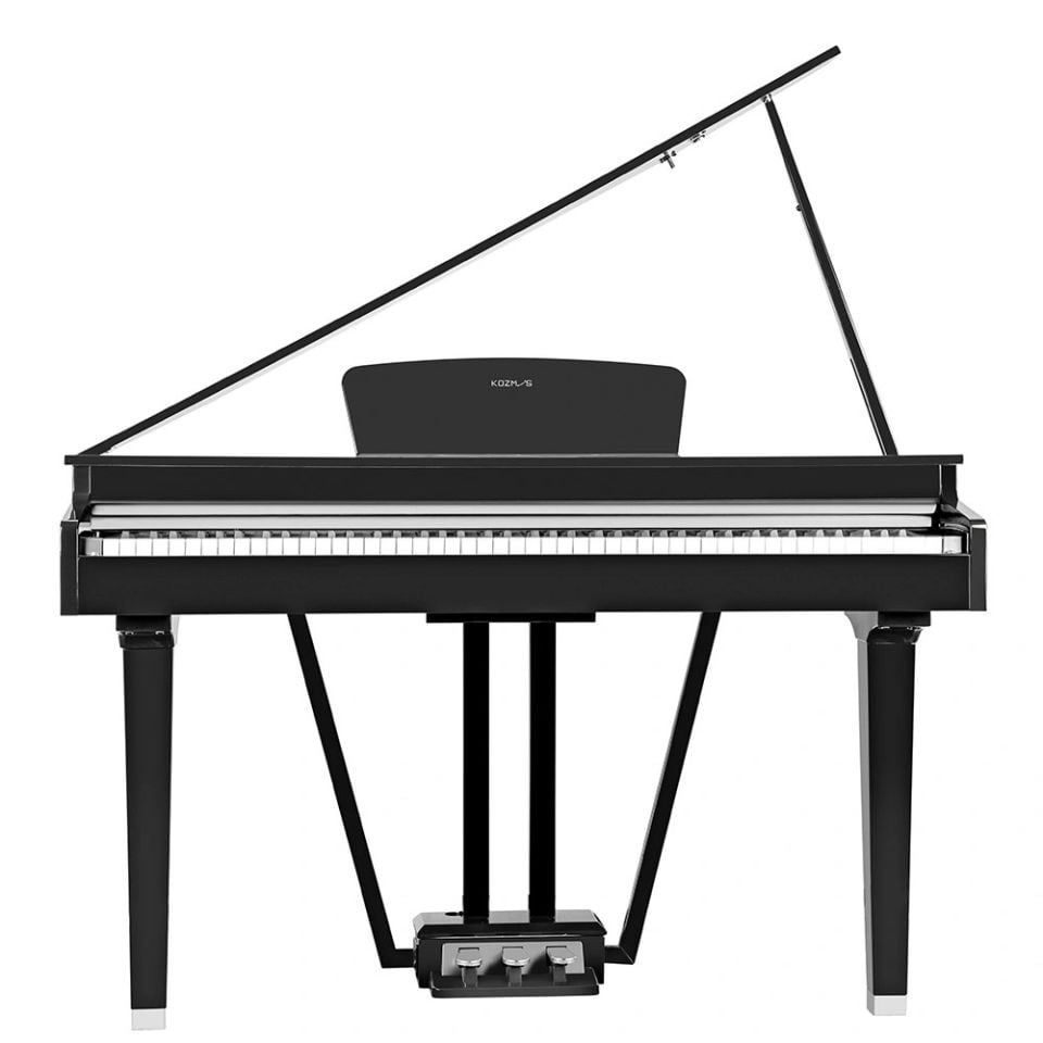 KOZMOS KDGP-30-BK Parlak Siyah Mini Kuyruklu Dijital Piyano (Tabure & Kulaklık Hediyeli)