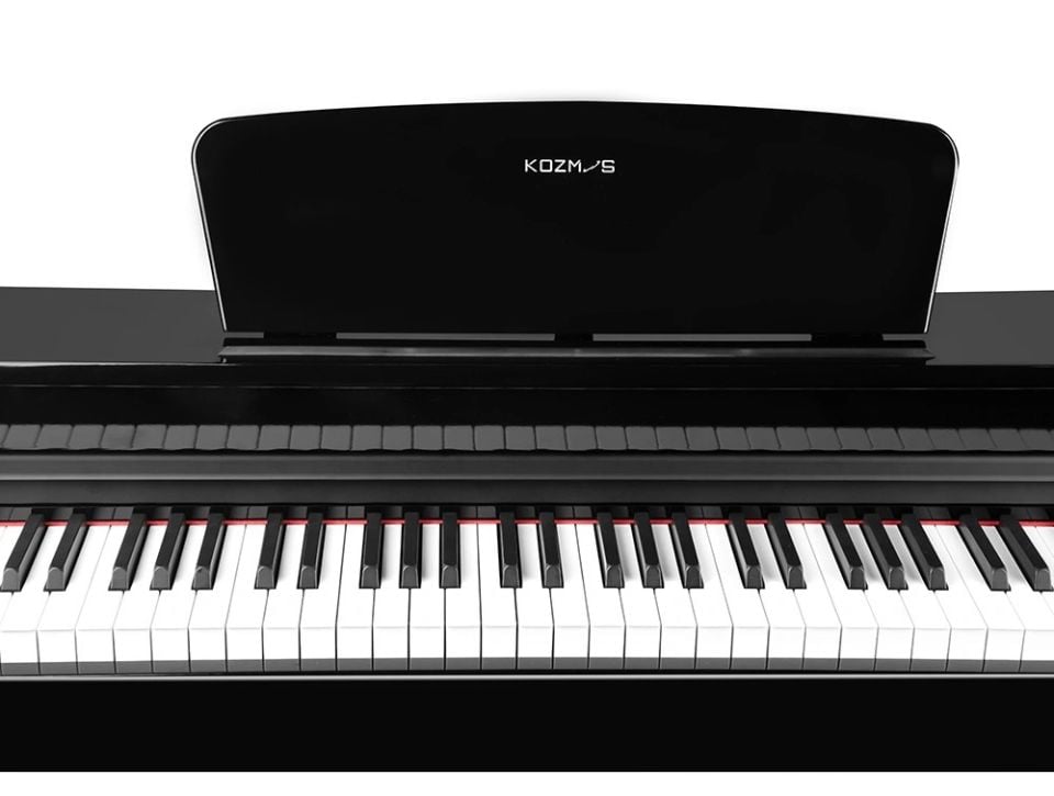 KOZMOS KDGP-30-BK Parlak Siyah Mini Kuyruklu Dijital Piyano (Tabure & Kulaklık Hediyeli)