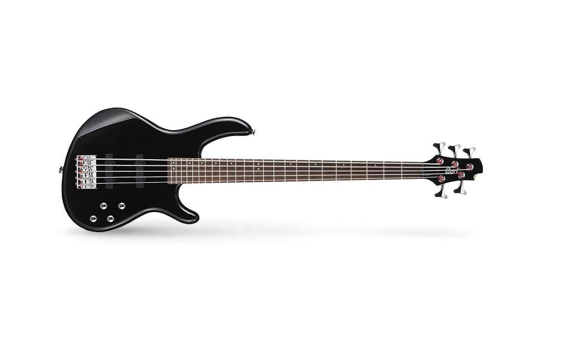CORT AB5PLUSBK BASS GİTAR, AKTİF 5 TELLİ, SİYAH