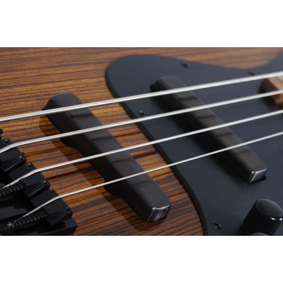 Schecter J-4 Exotic Telli Bas Gitar (Faded Vintage Sunburst)