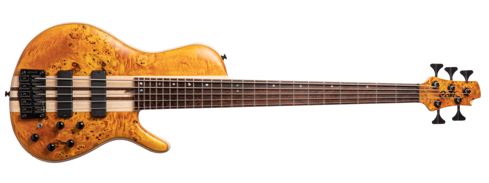CORT A5PLUS SC AOP BASS GİTAR, 5 TELLİ, ÇANTALI