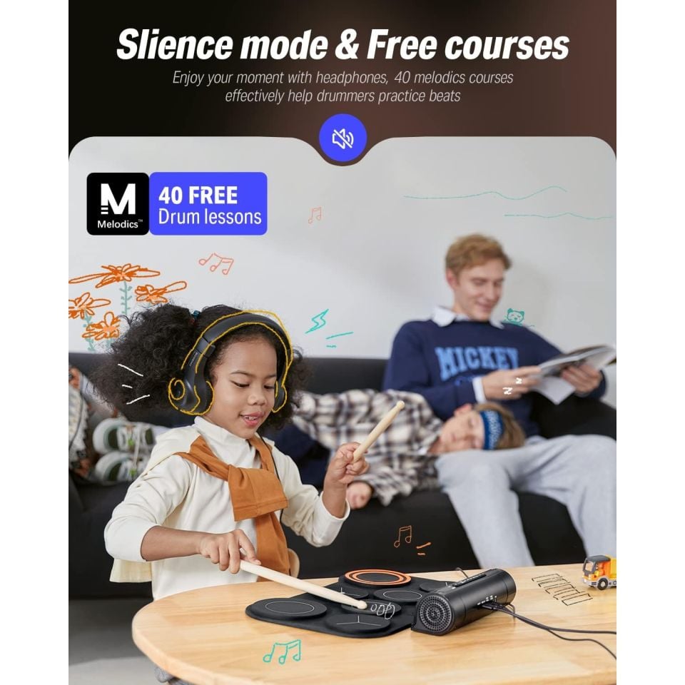 Elektro Davul Donner DED-20 7 Padli