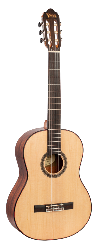 VALENCIA KLASİK GİTAR, SCALE 4/4, NATUREL MAT, KAPAK SITKA
