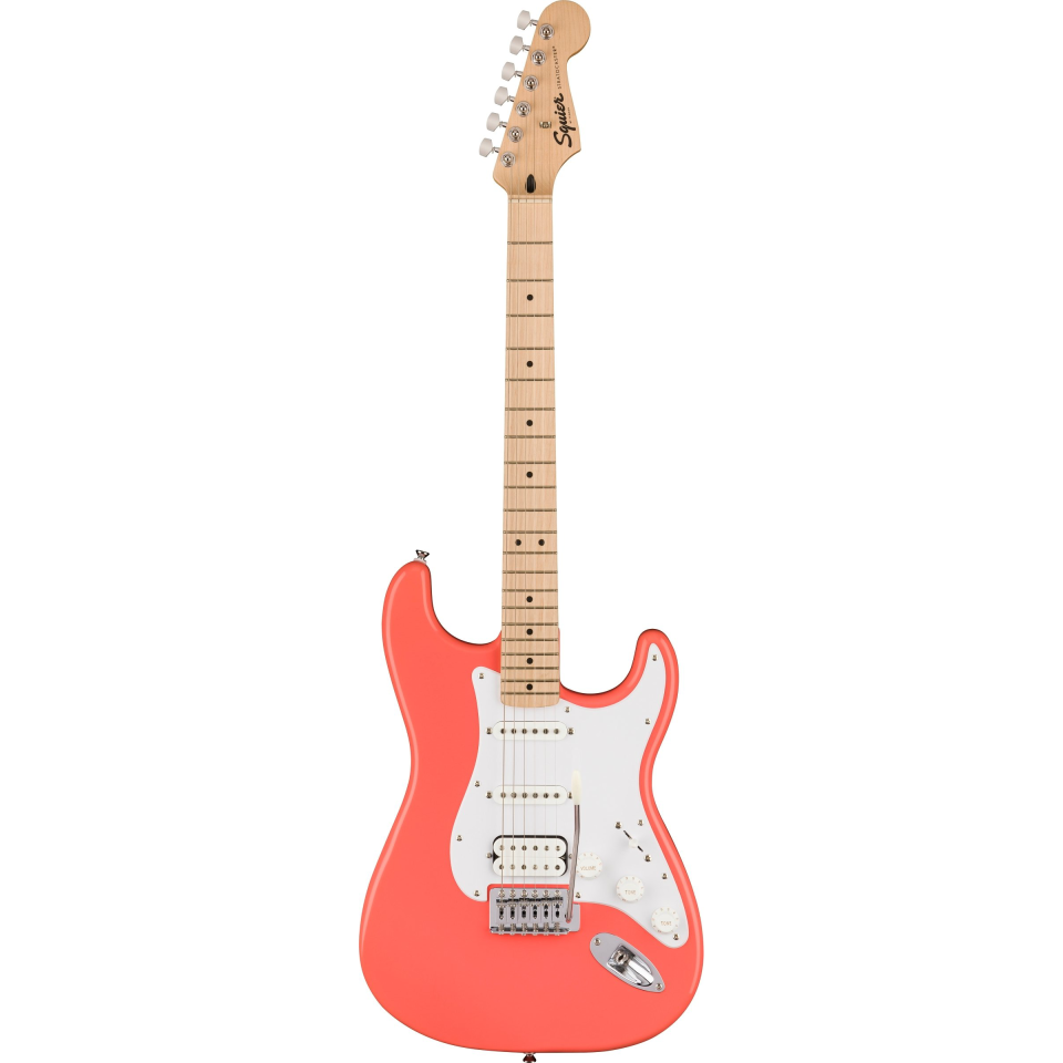 Squier Sonic Stratocaster HSS Akçaağaç Tahitian Coral Elektro Gitar