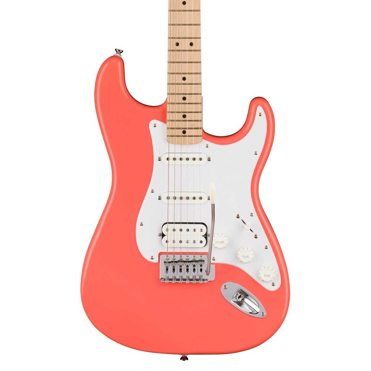 Squier Sonic Stratocaster HSS Akçaağaç Tahitian Coral Elektro Gitar