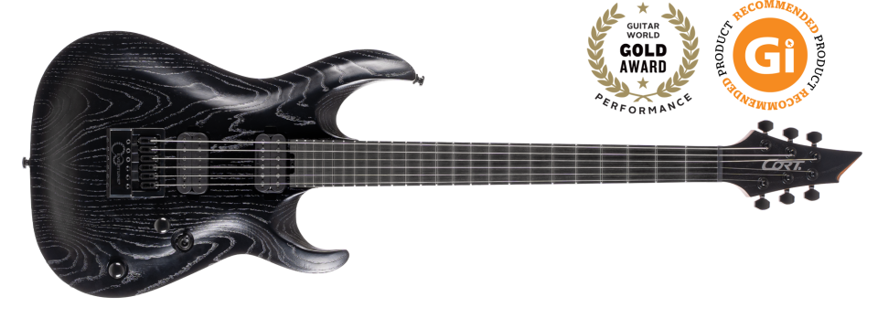 CORT KX700 EVERTUNE OPBK ELEKTRO GİTAR, OPEN PORE BLACK